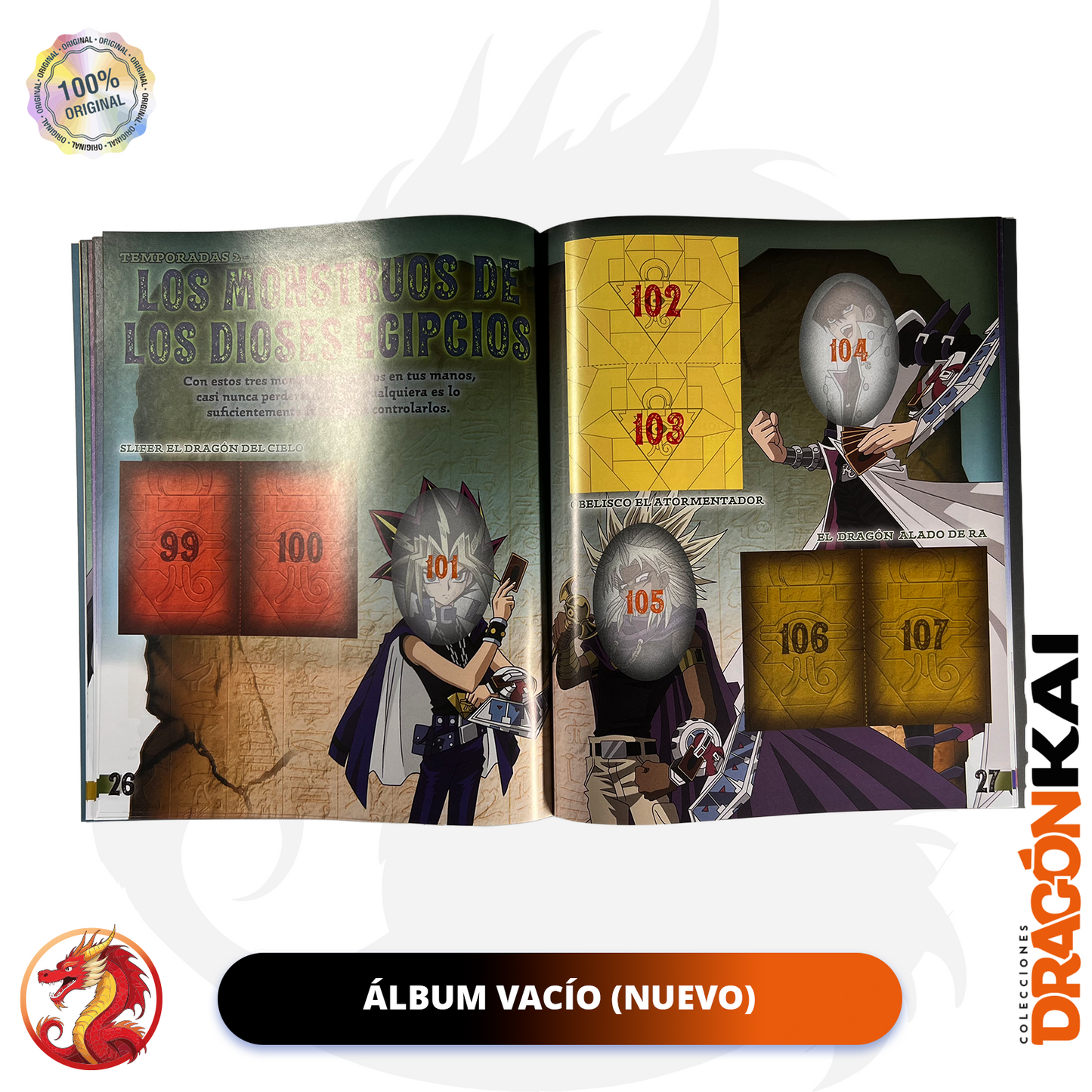Álbum Yu-Gi-Oh! (Panini 2025) + Set completo a pegar