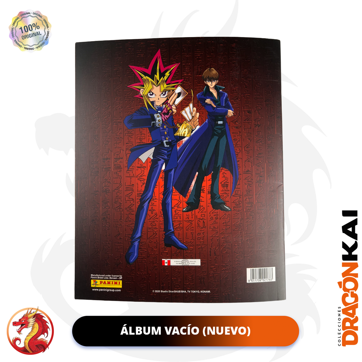 Álbum Yu-Gi-Oh! (Panini 2025) + Set completo a pegar