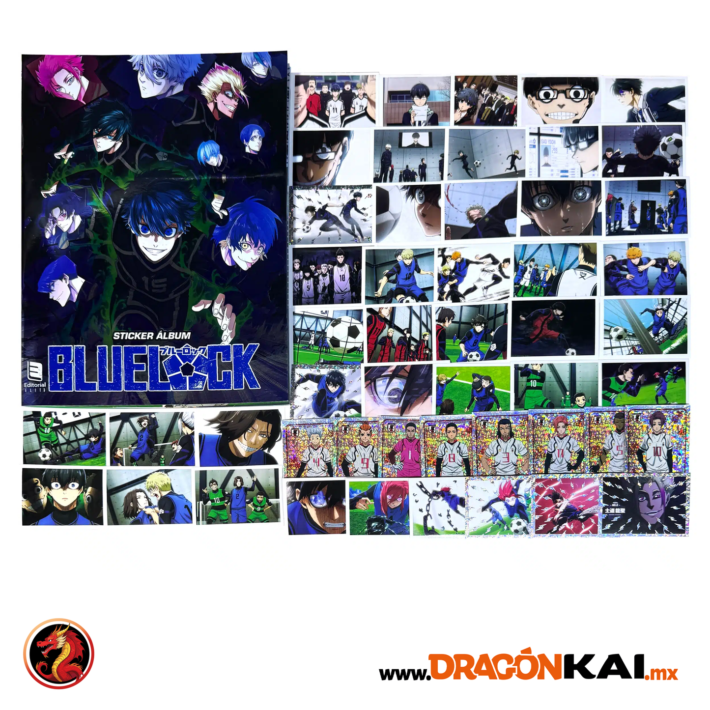 Álbum Blue Lock + Set completo de a pegar