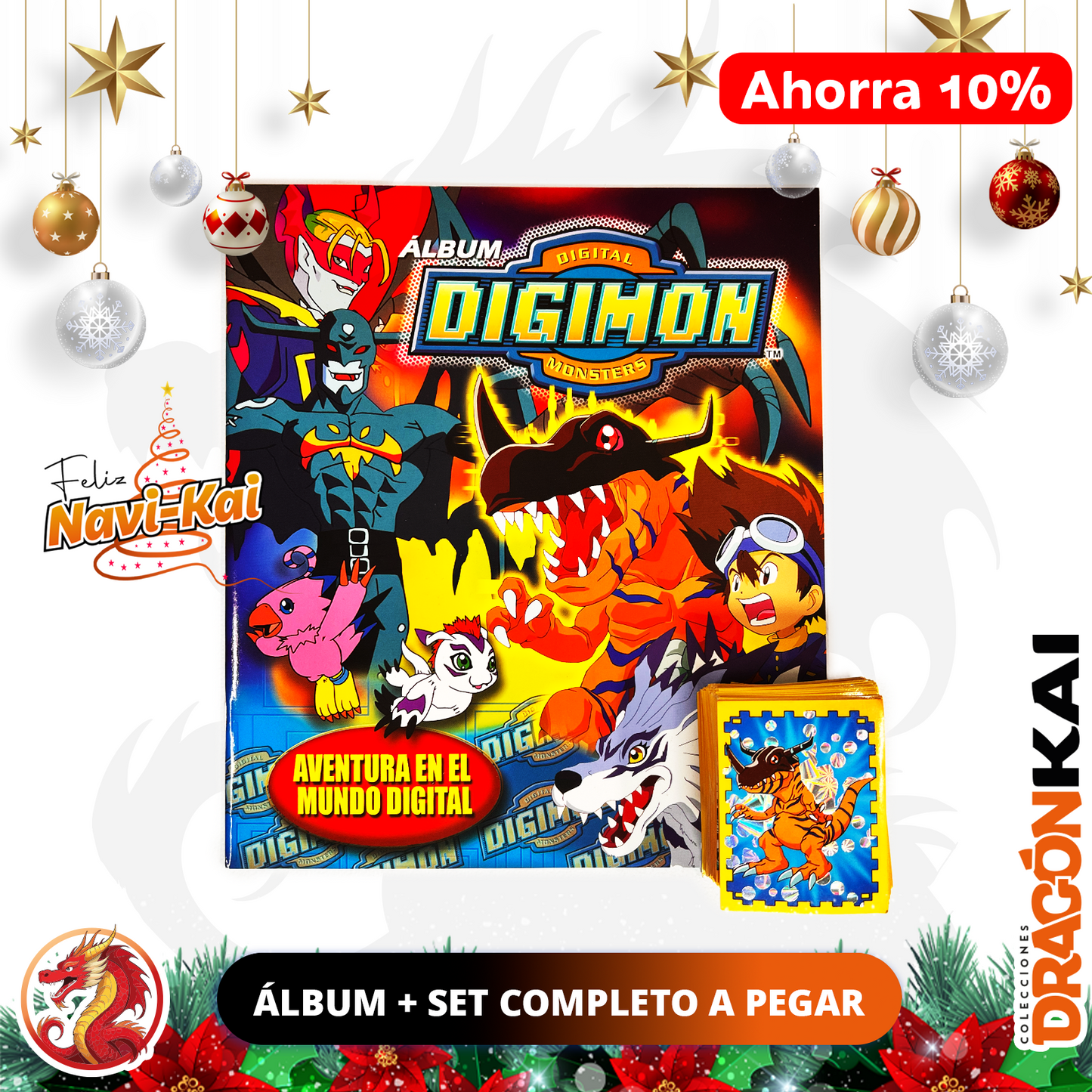 Álbum Digimon (Re. Navarrete) + Set completo a pegar