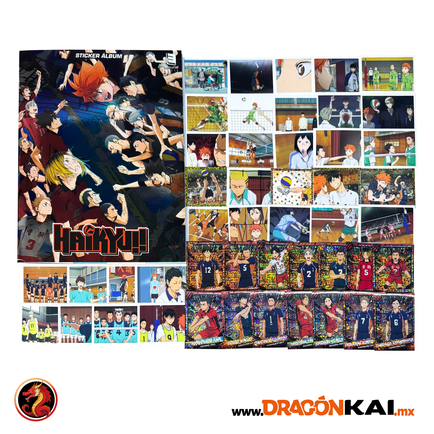 Álbum Haikyu!! + Set completo a pegar