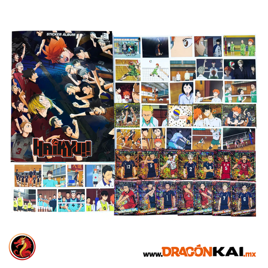 Álbum Haikyu!! + Set completo a pegar