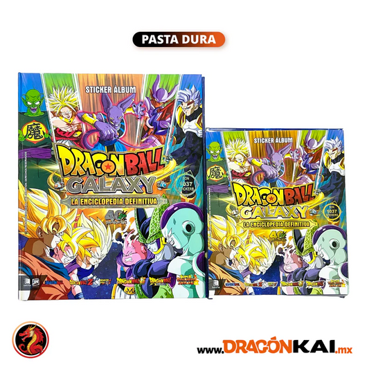 Álbum Pasta Dura Dragon Ball Galaxy: Enciclopedia de personajes + Set completo a pegar