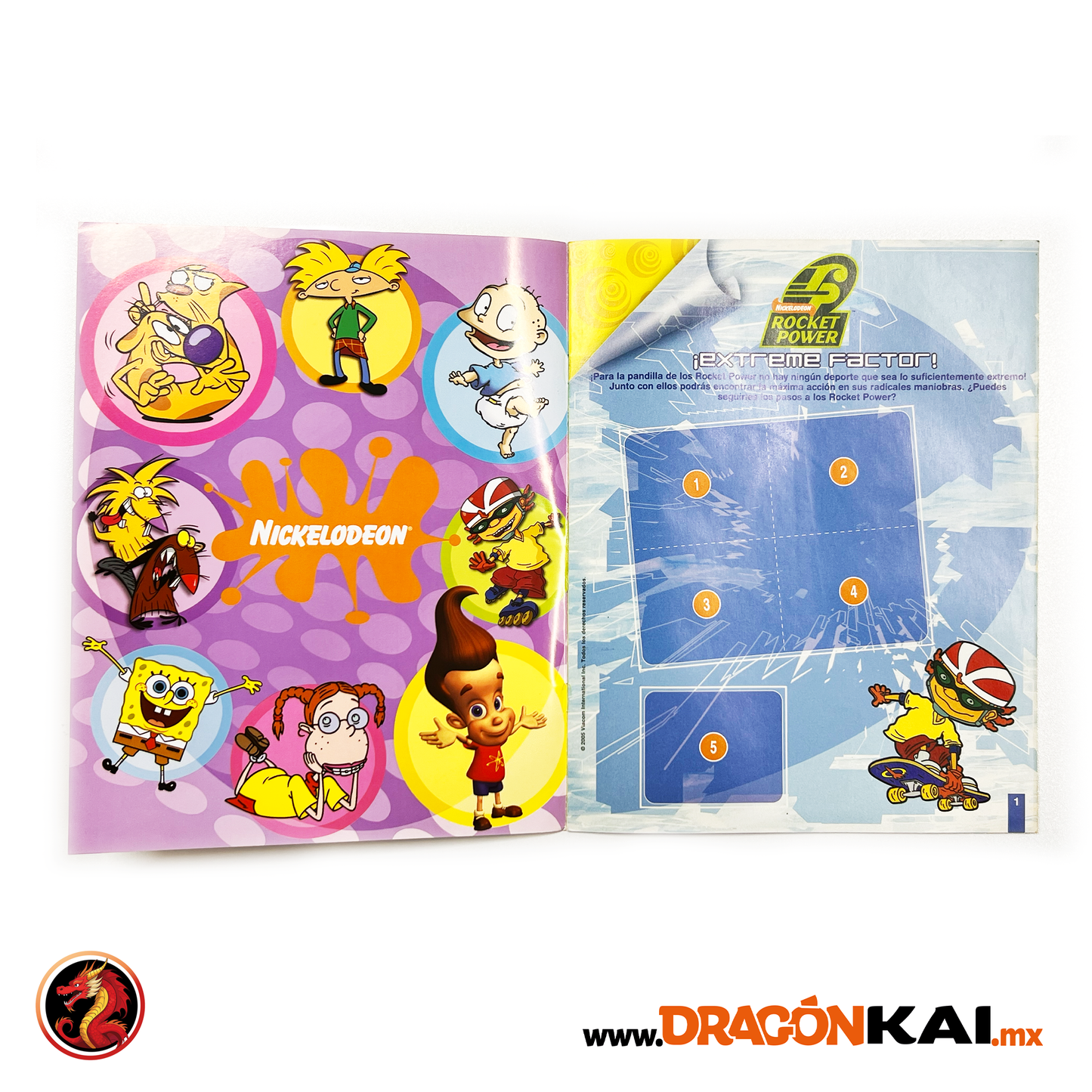 Álbum Nickelodeon (Original Navarrete) + Set completo a pegar
