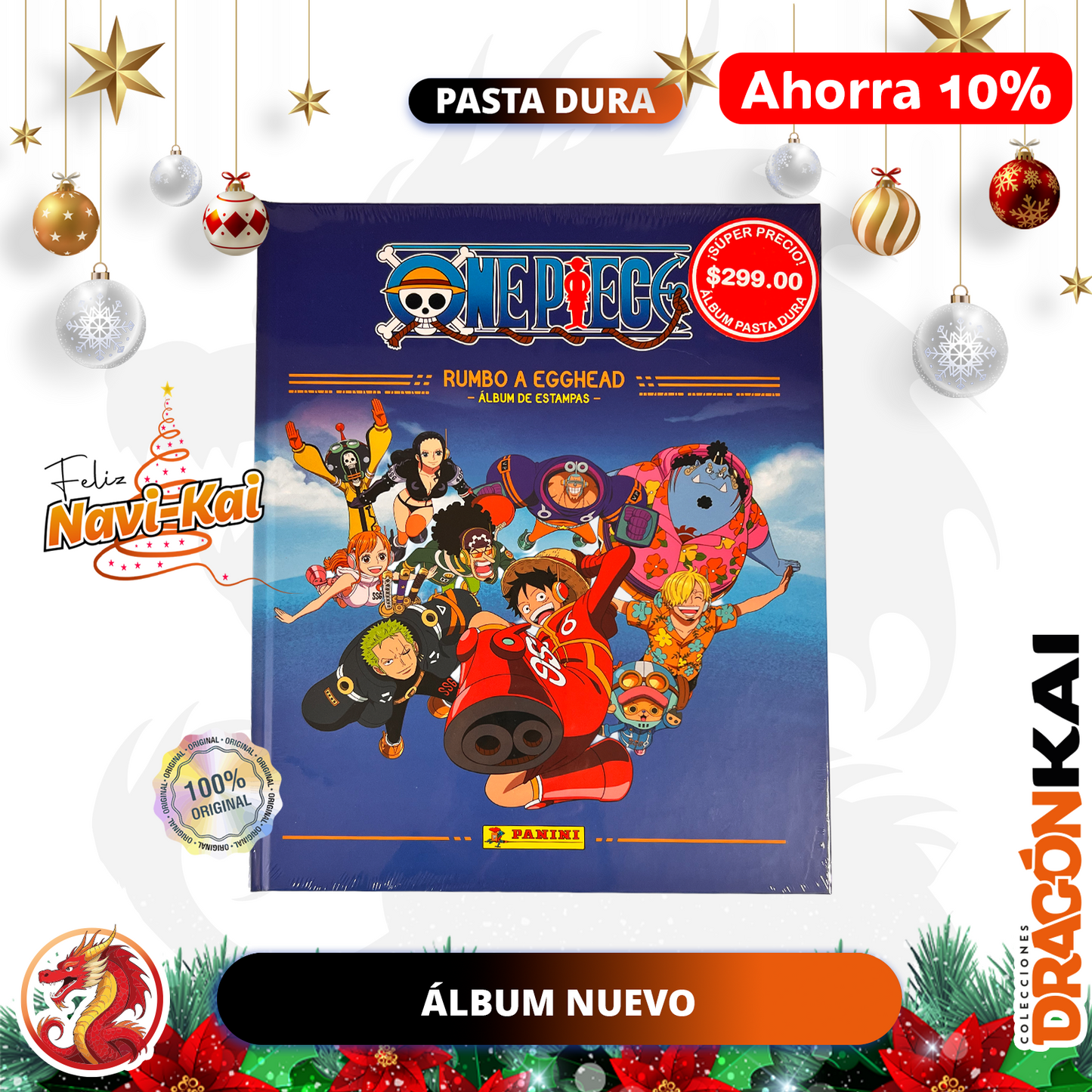 Álbum Pasta Dura One Piece: Rumbo a Egghead (Panini 2025)