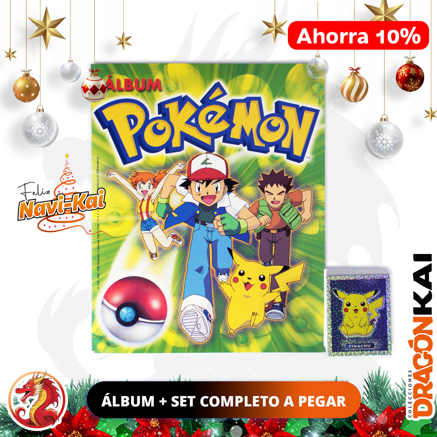 Álbum Pokémon (Re. Navarrete) + Set completo a pegar