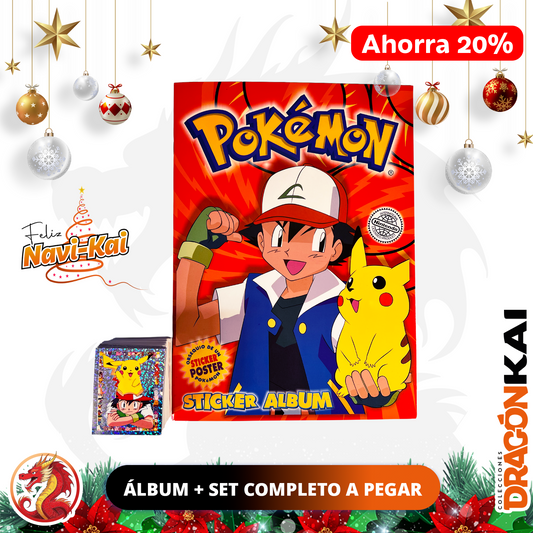 Álbum Pokemon (Re. Merlin UK. 1999) + Set completo a pegar